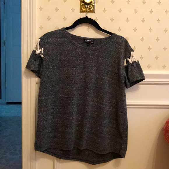 Poof! Tops - POOF gray T-shirt